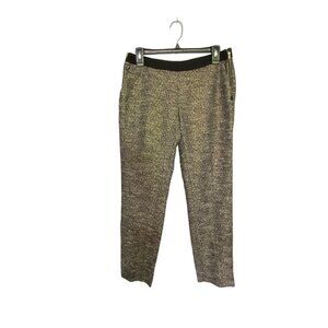 Maison Scotch Chapeau Gray and Gold Metallic Shimmer Pants Size 2
